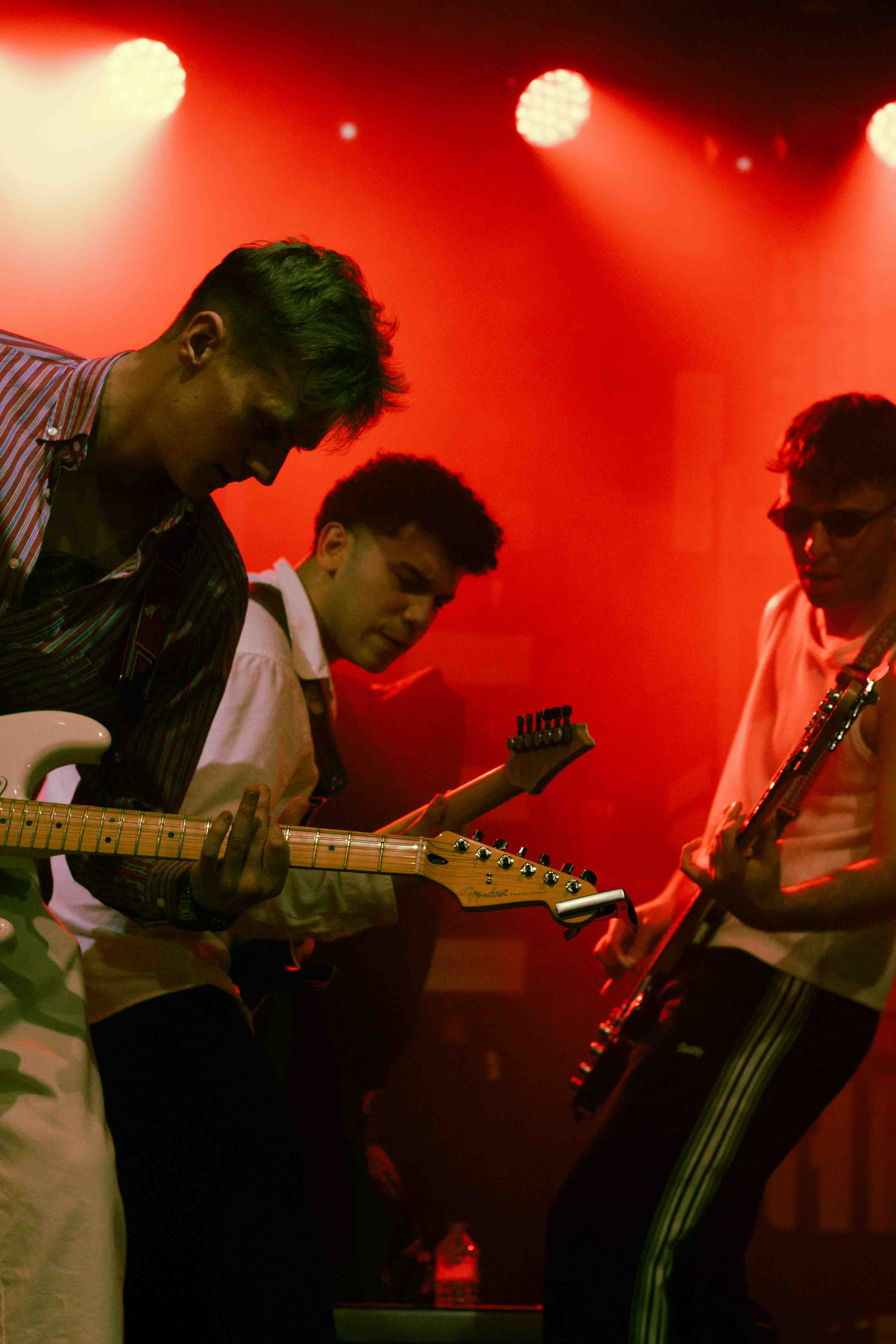 POLARNOVA — band portrait in red